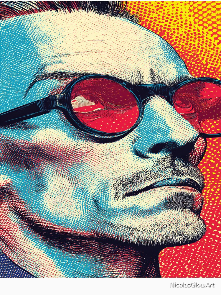 Angry Man Pop Art | Wall Art by NicolasGlowArt