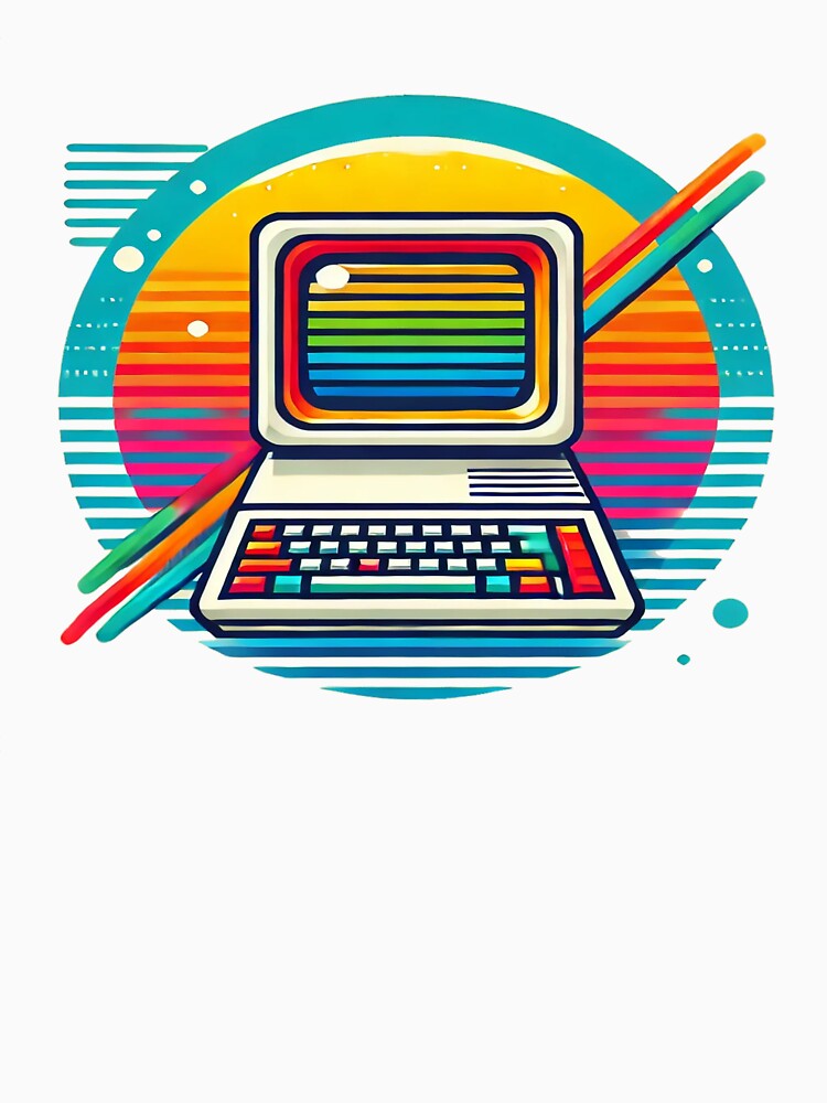Vintage 80s Computer by Genady