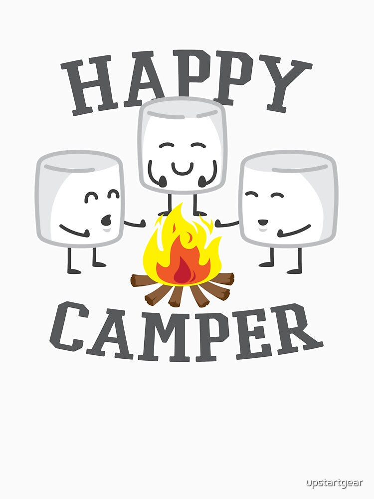Happy Camper Marshmallows Design by upstartgear