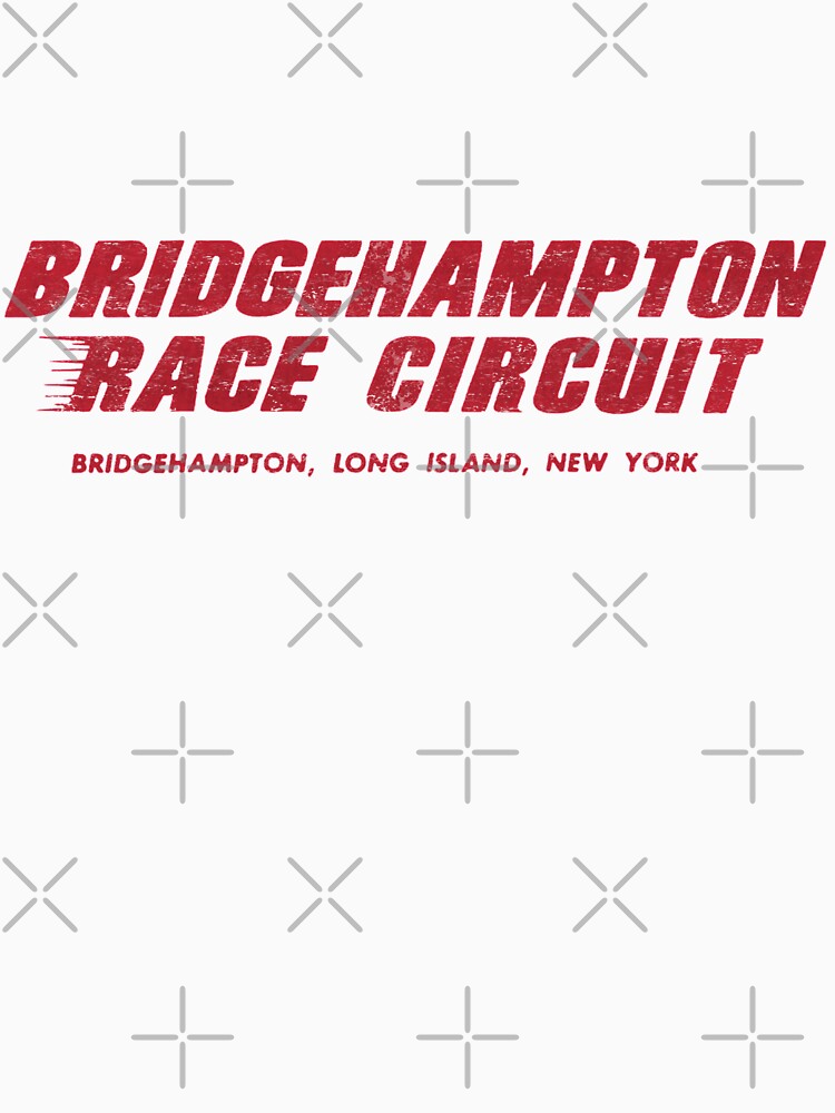 Bridgehampton Race Circuit emblem - vintage, aged print by retropetrol