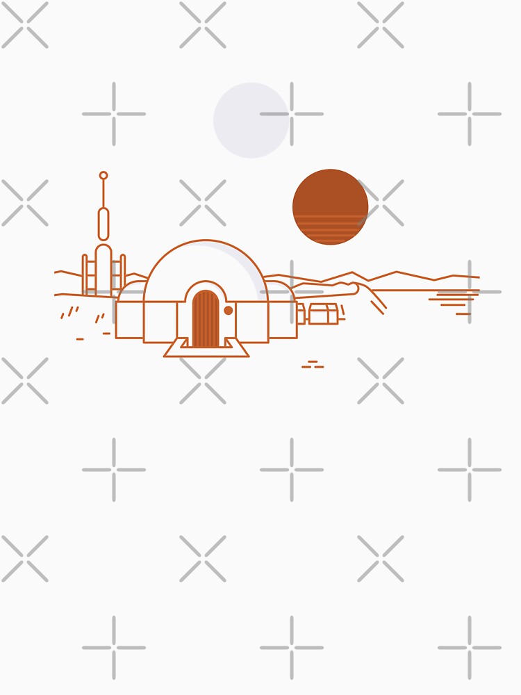 Tatooine vintage travel by chillstudio