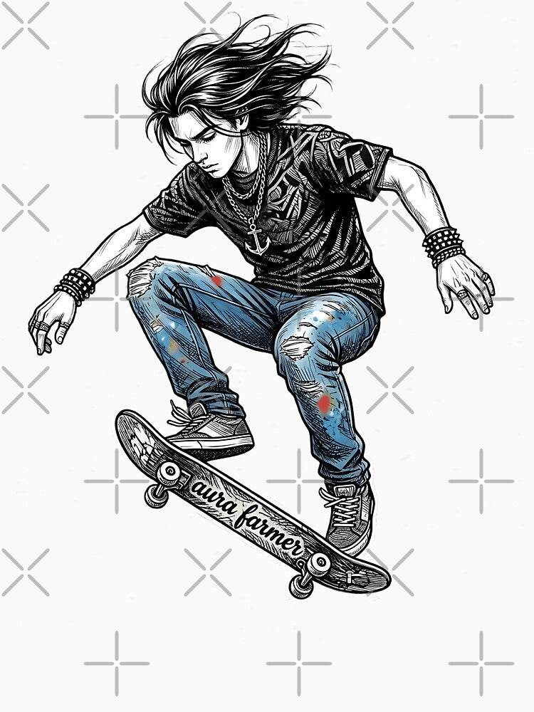 Aura Farmer - Urban Grunge - Skater by Drishya-Designs
