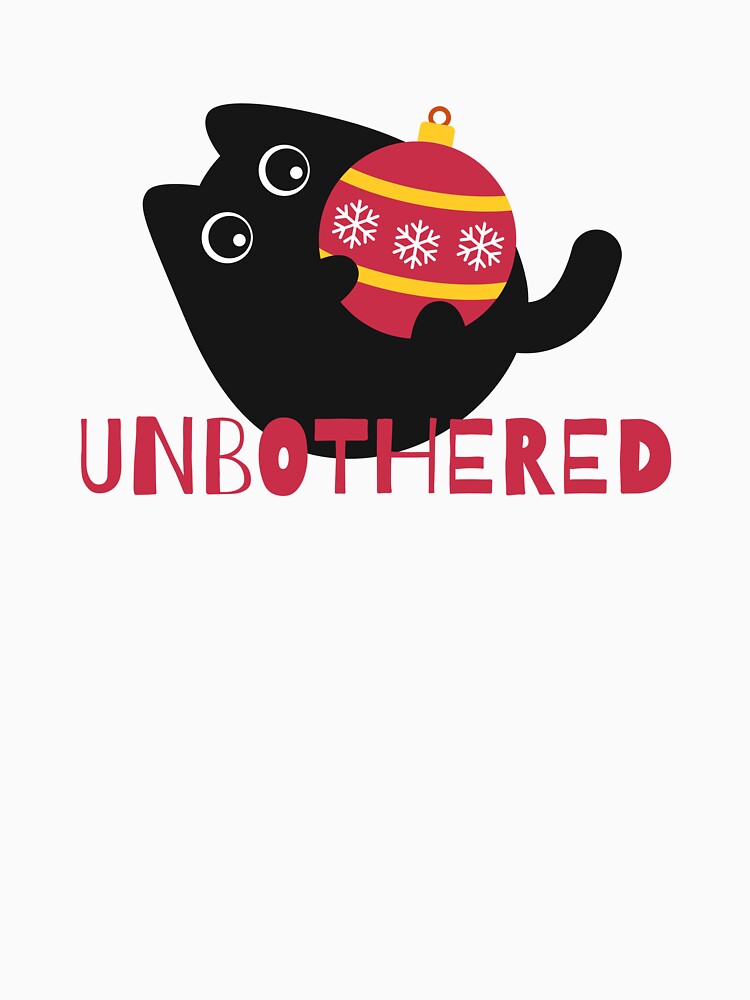 Unbothered Holiday Cat by Elahi-Design