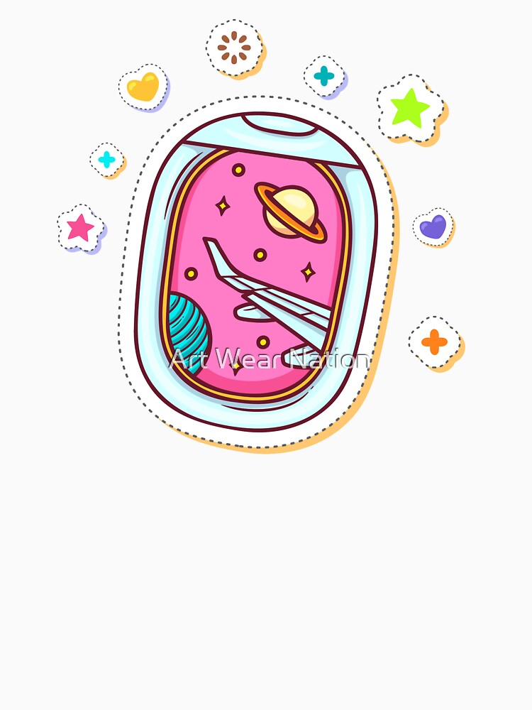 Travellers Space Coloring Pop Art Stylish by Art Wear Nation