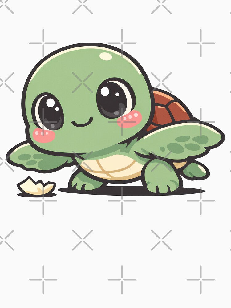 Baby Sea Turtle Hatchling First Steps Cute New Beginning Energy by zoughlal