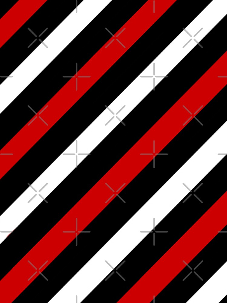 BLACK AND WHITE AND RED STRIPE FOR INTERESTING INTERIOR DECOR AND TREND CLOTHING STYLES by ozcushionstoo
