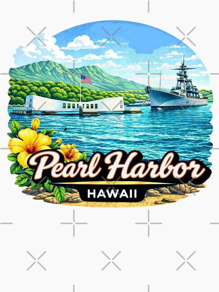 Pearl Harbor Hawaii by Myra365Art