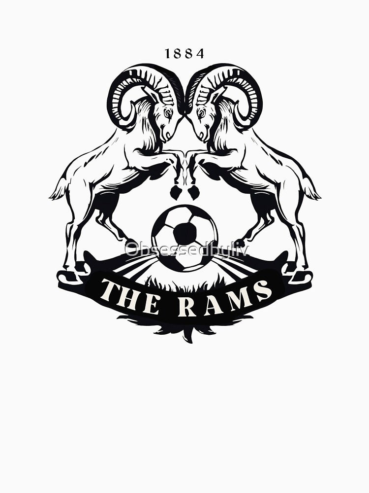 derby t-shirt, vintage rams top, derby county by Bits & Bops Boutique
