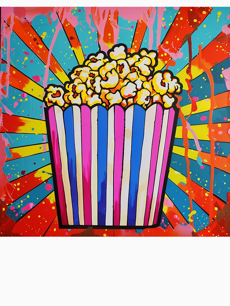 Movie Popcorn Pop Art 7 by AstroRisq