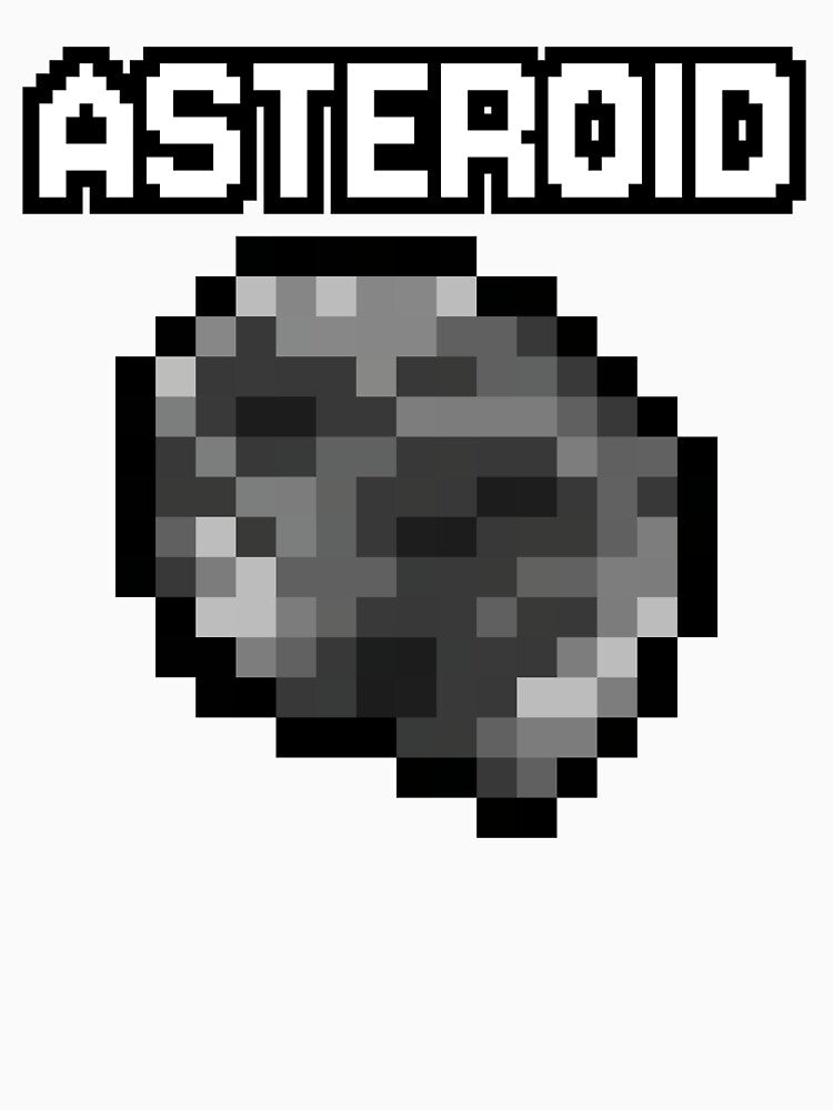 Pixel Art Asteroid by E-engineering