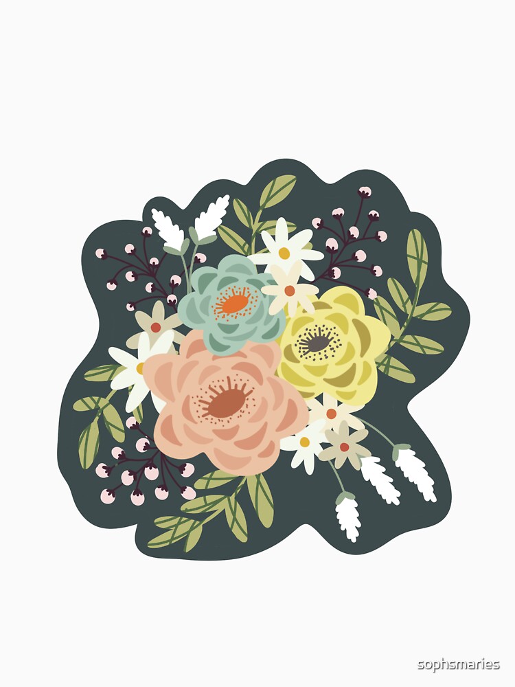Flower bouquet sticker by sophsmaries