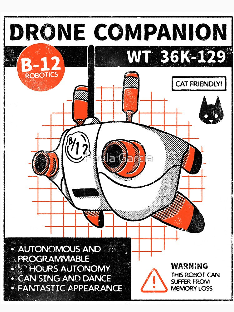 companion drone by Paula García T-Shirts