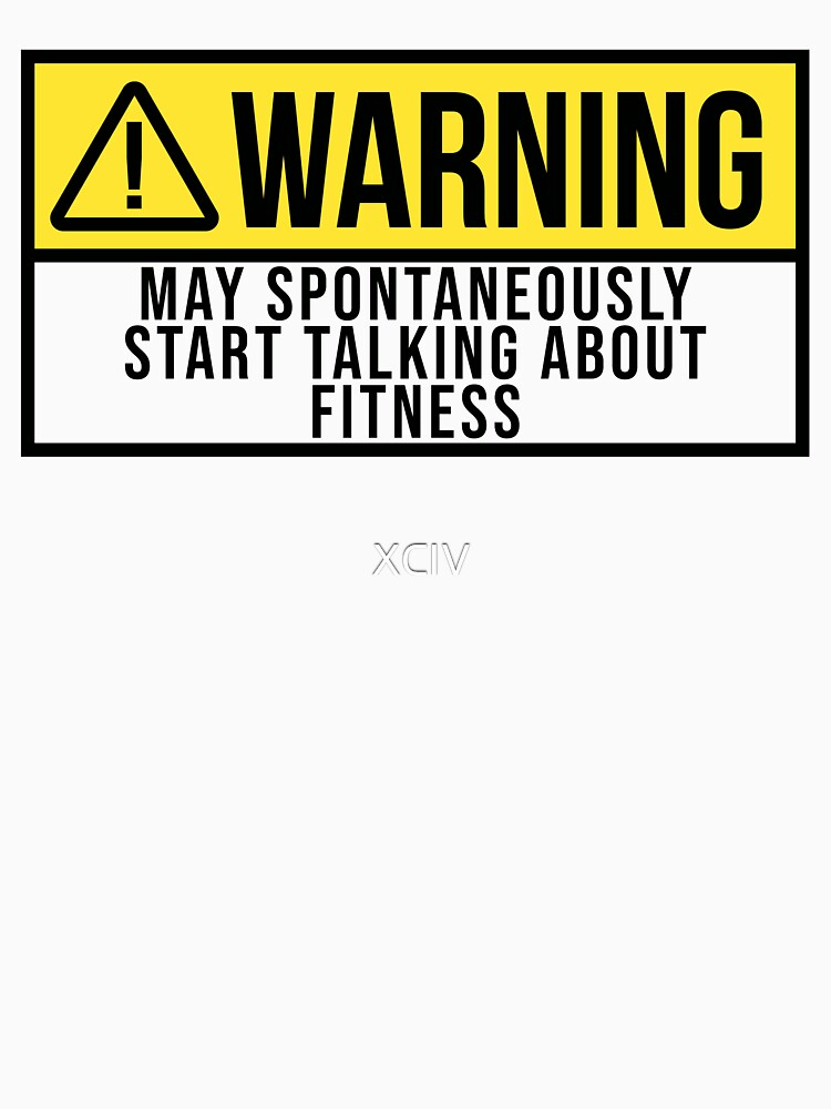 Fitness Warning by XCIV