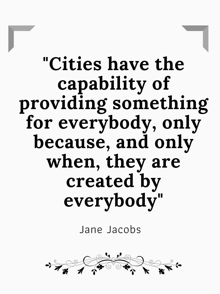 Urban planner quote | Minimalist surveyor gift by chi vana