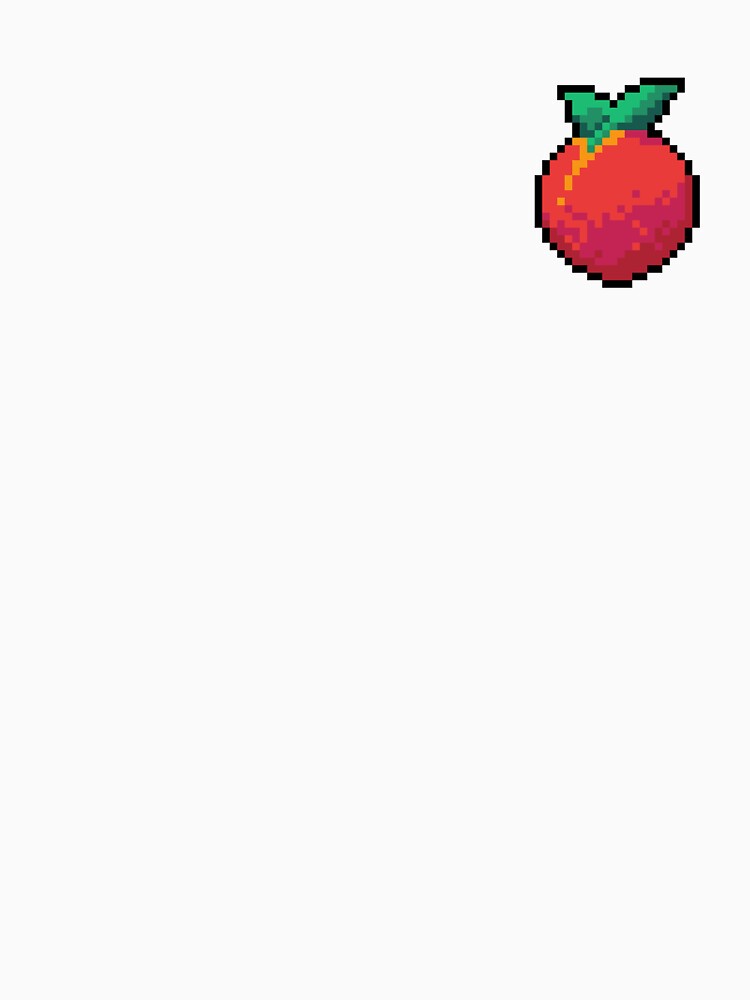 Pixel Nectarine - pixel food art by LittleFoodShop