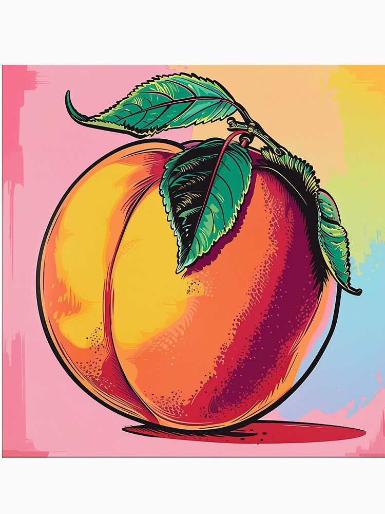 Peach Pop Art 1 by AstroRisq