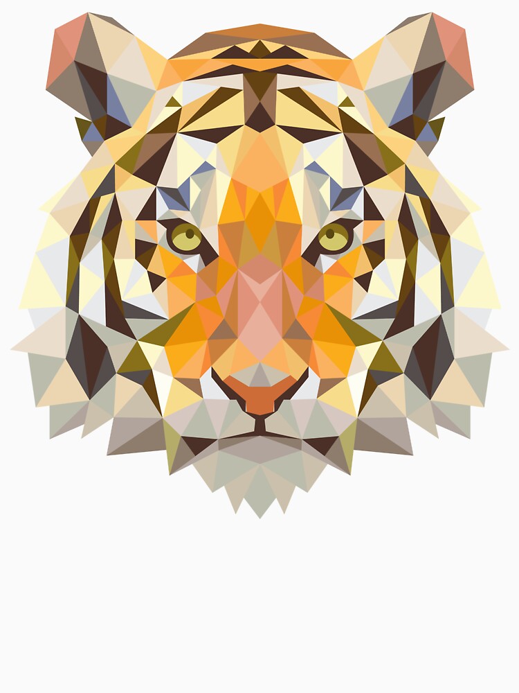 Tiger Head Triangle by Fairyjam