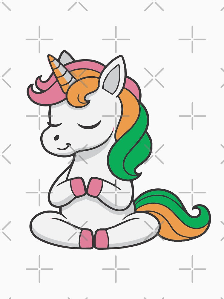 CUTE Yoga Unicorn Shirt Oversized by Peetacho