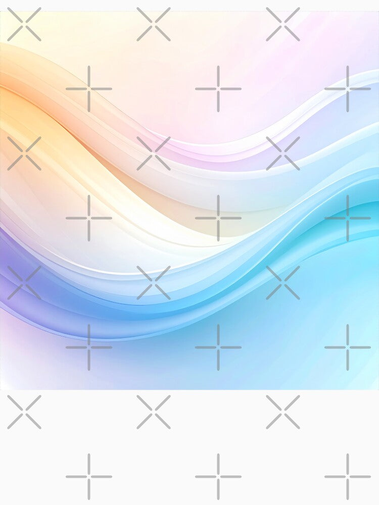 Soft Flowing Waves by ArtFactoryAI