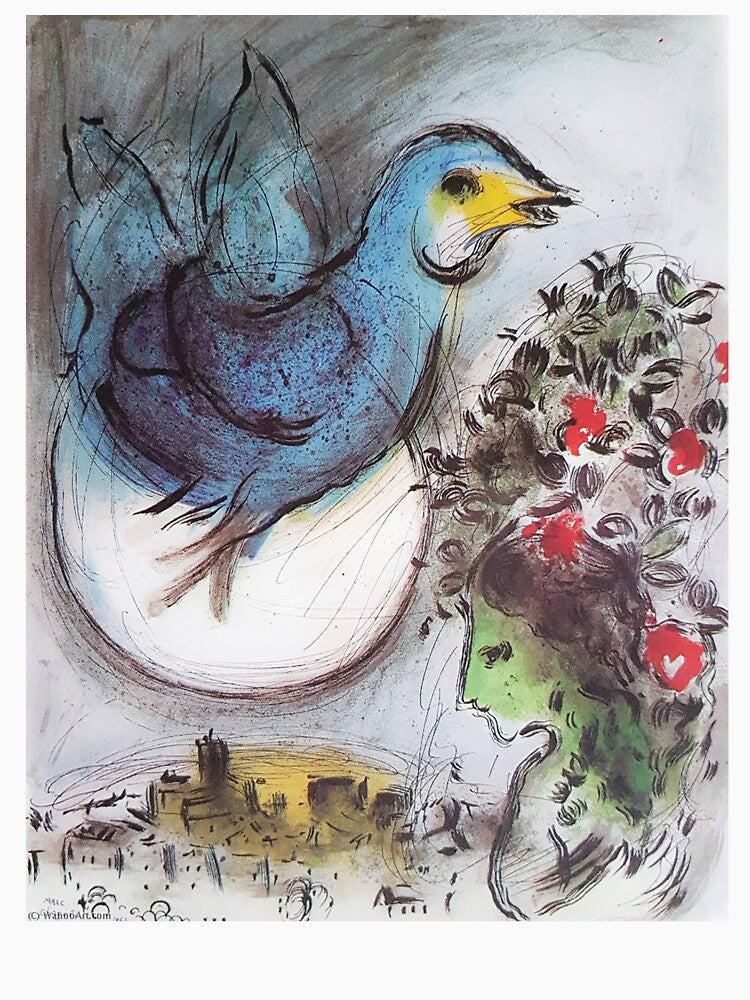 The Blue Bird by Marc Chagall by HeatherrRoss