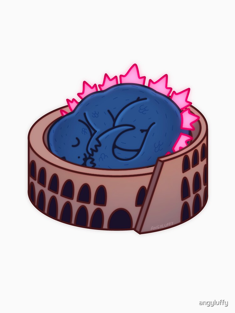 Sleepy Godzilla by angyluffy