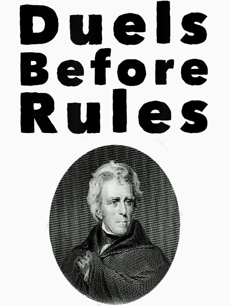 Andrew Jackson Funny President Tshirt by DianeArner