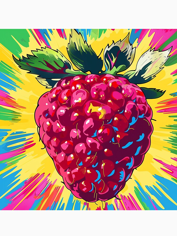 Raspberry Pop Art 3 by AstroRisq