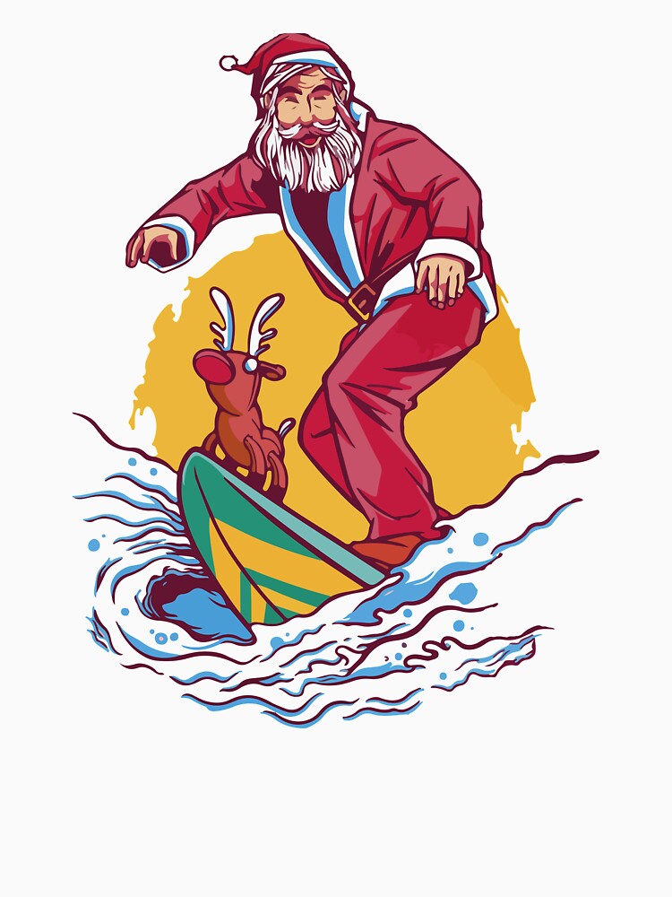 Santa surfing by zaher97