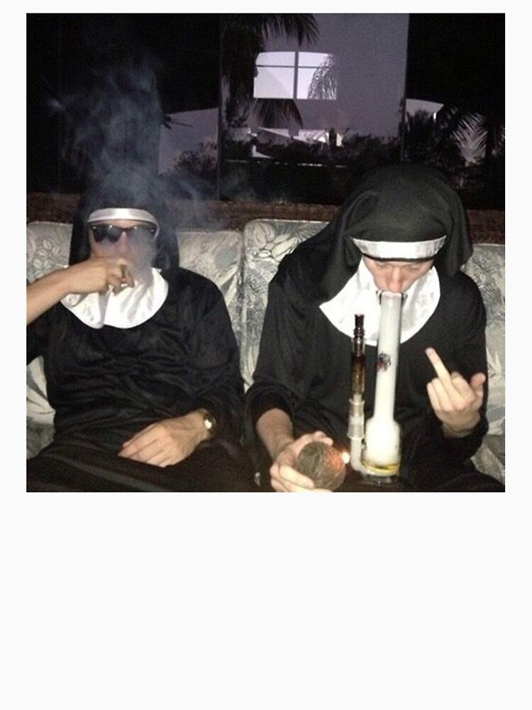 Vintage Nuns Smoking by Jannieronalds