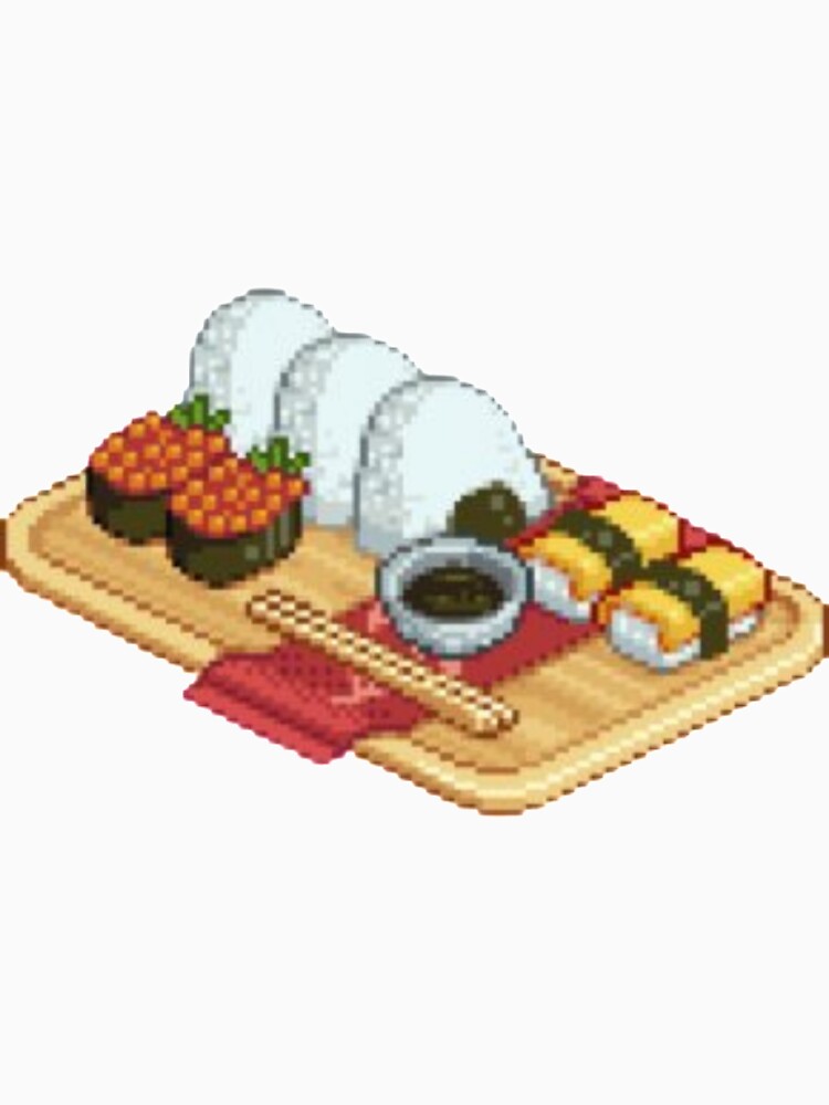 pixel art of sushi meal by AnthonyVdV