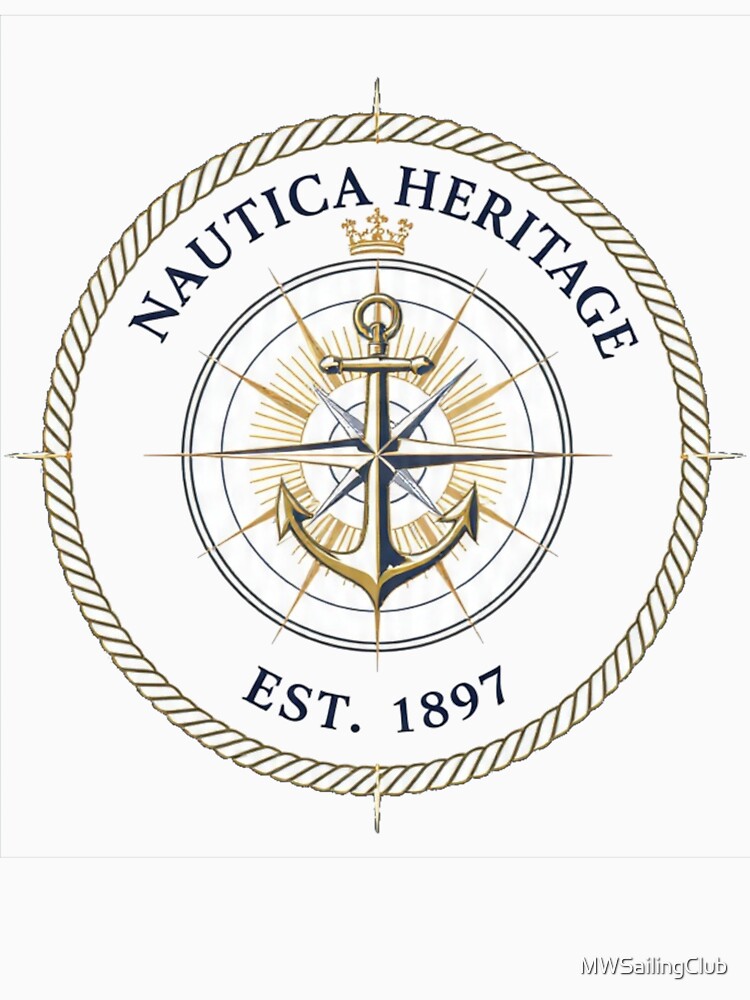 Nautica Heritage – Maritime Anchor Emblem by MWSailingClub