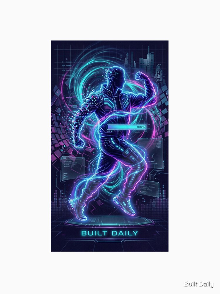 Built Daily Digital Burn Mode Fitness Graphic by Built Daily