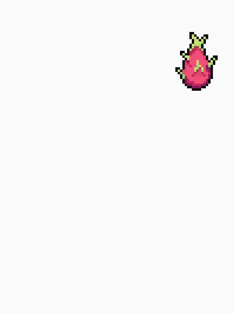 Pixel Dragon fruit - pixel food art by LittleFoodShop