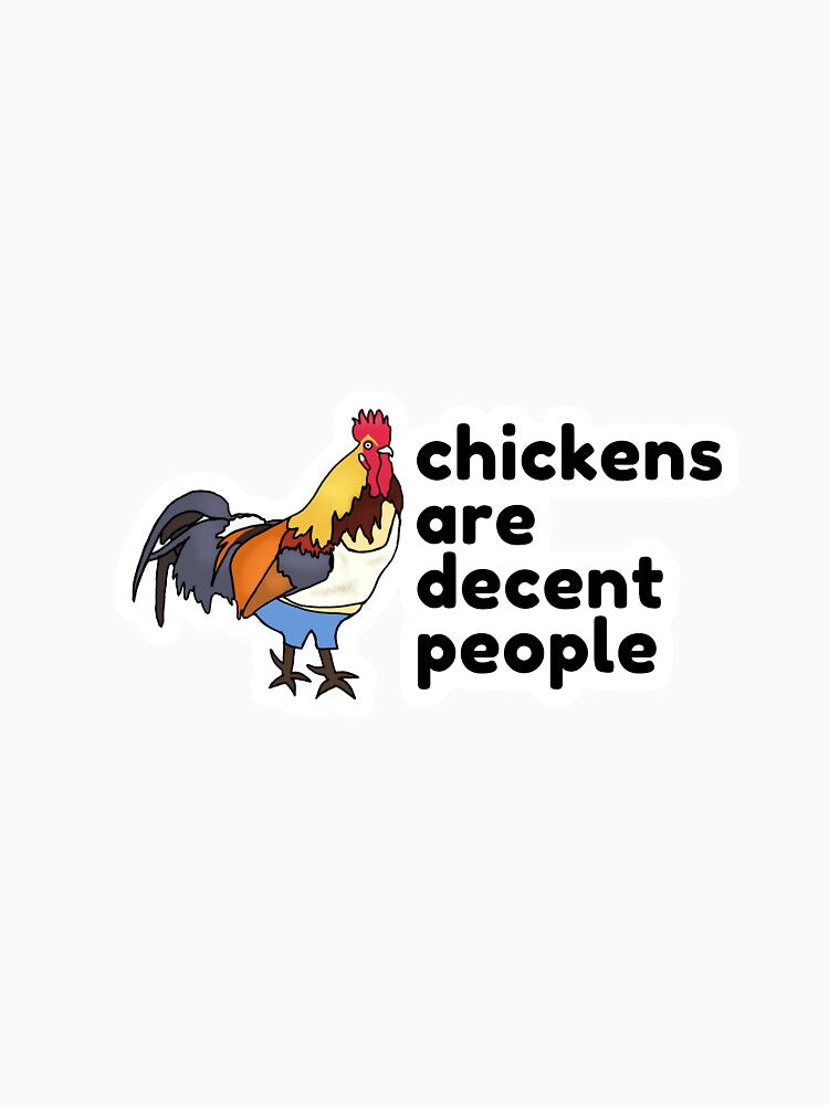 Chickens are Decent People by LavenderChai