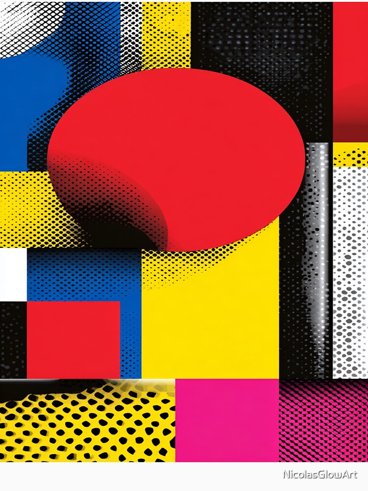 Pop Art Colorful Design by NicolasGlowArt