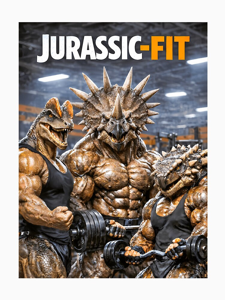 fitness dinosaurs by famenla