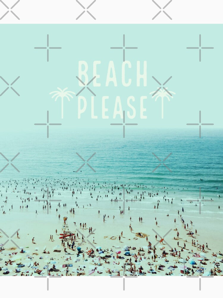 BEACH PLEASE - POSTER DESIGN - ART - MINIMALIST - DECORATION by Tropical Blood