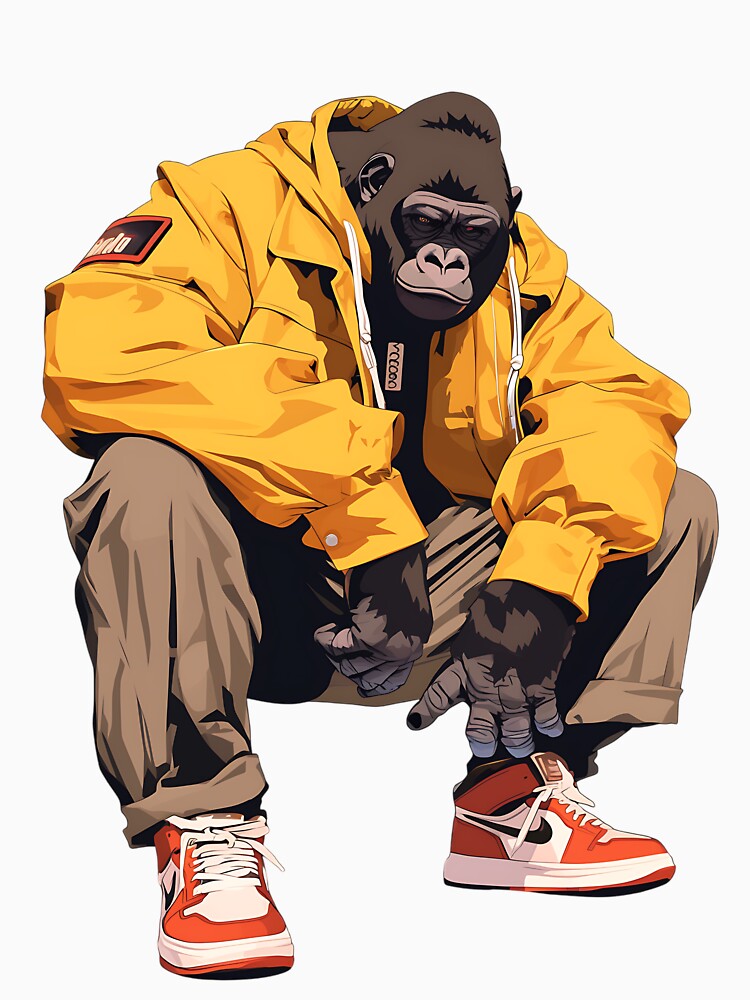 Streetwear Gorilla Urban Style by bapupa