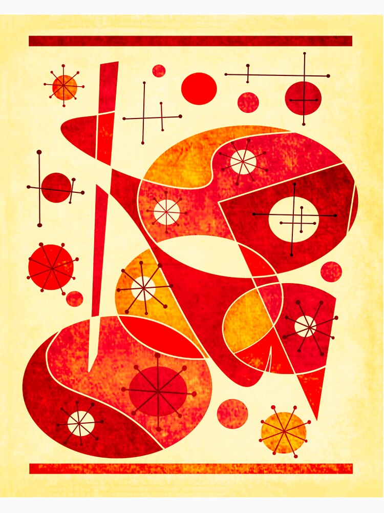 Kolmogorov No. 2 Red by Rockett Graphics