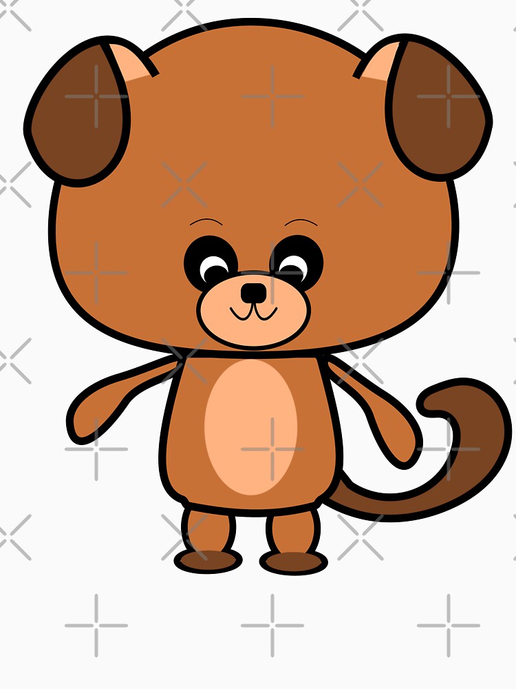 Cute Kawaii Brown Puppy Dog by lovelyandcute