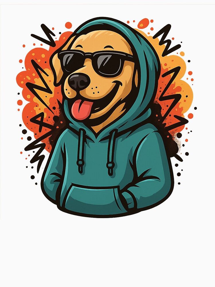 Labrador K9 Dog off duty with cuteness by Trendify-P