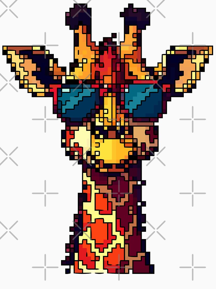 Giraffe Face Charm by NaturePixel