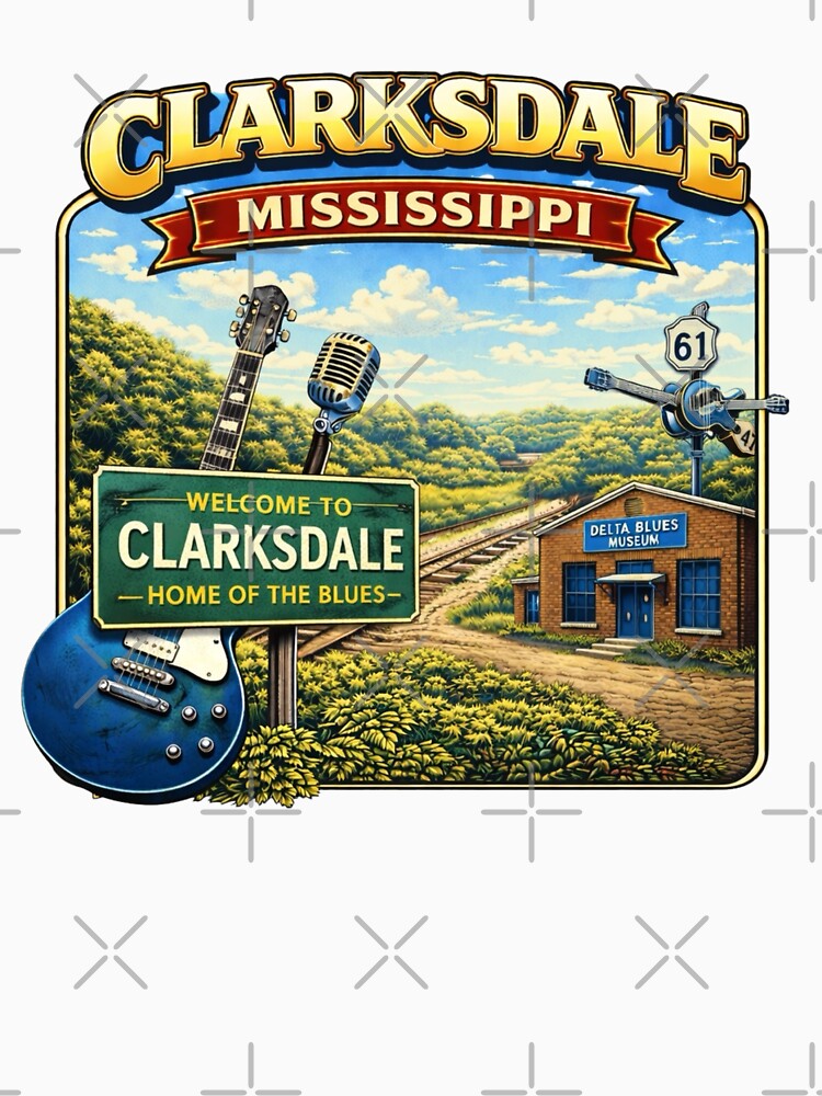 Clarksdale, Mississippi Home of the Blues by Myra365Art