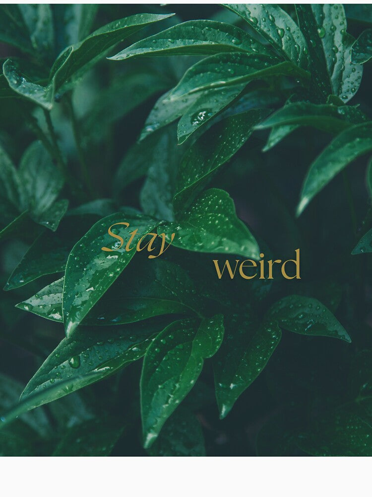 Stay weird by hanan0708