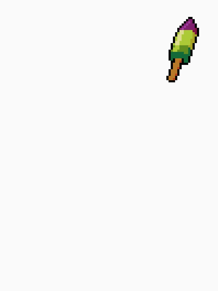 Pixel Scribbler popsicle - pixel food art by LittleFoodShop