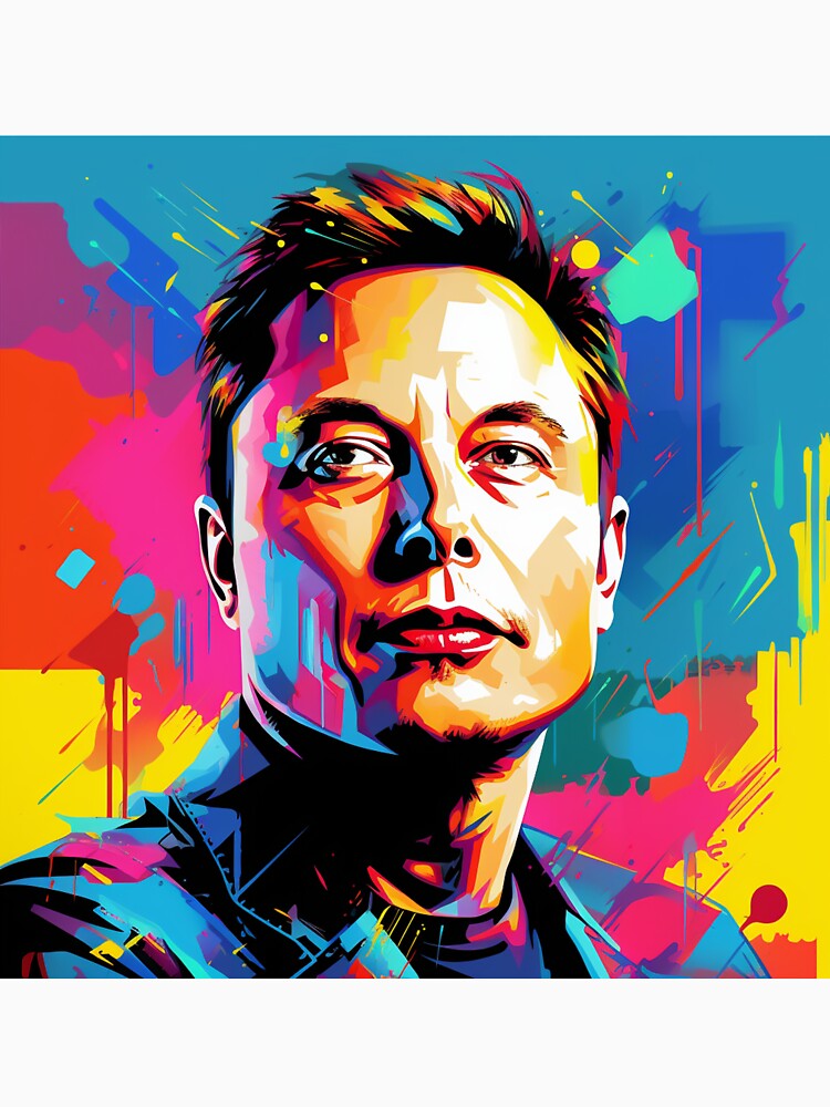 Musk Pop Art 3 by AstroRisq
