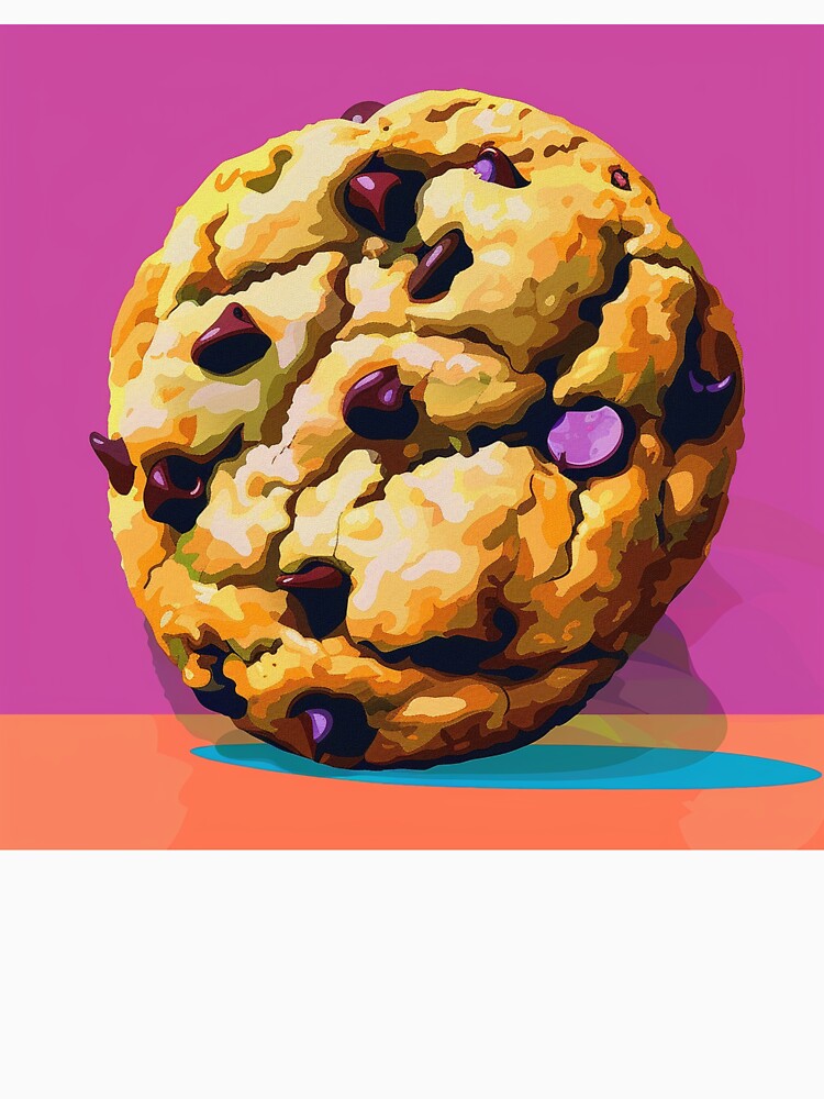 Chocolate Chip Cookie Pop Art 2 by AstroRisq