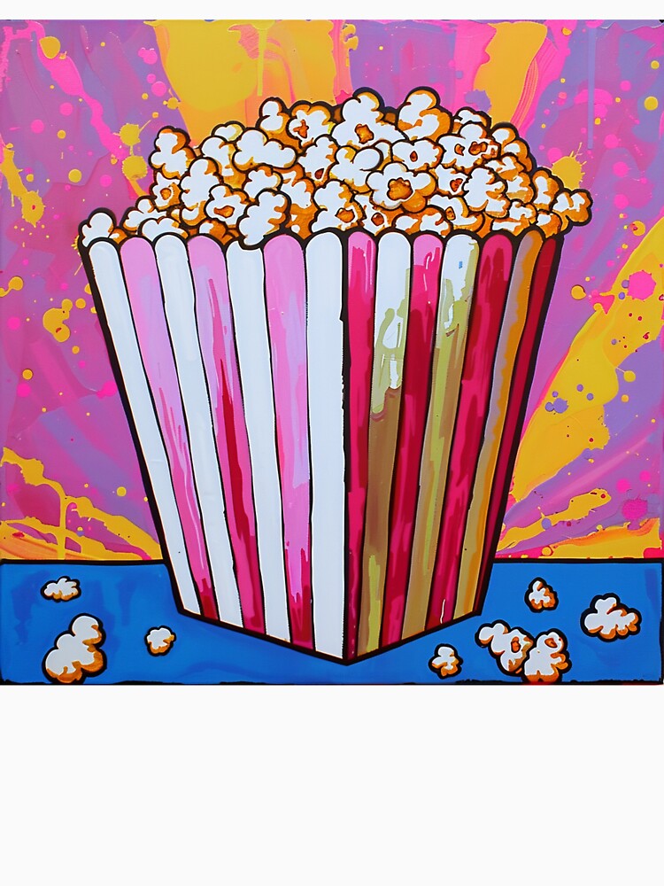 Movie Popcorn Pop Art 8 by AstroRisq