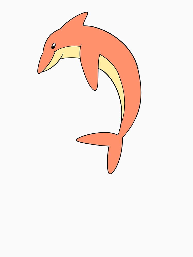 orange dolphin by gross-girl99