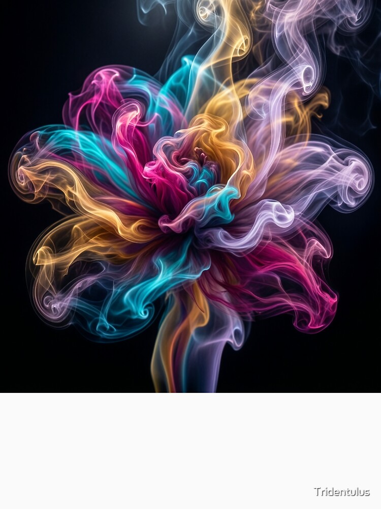 Colorful Smoke Flower by Tridentulus
